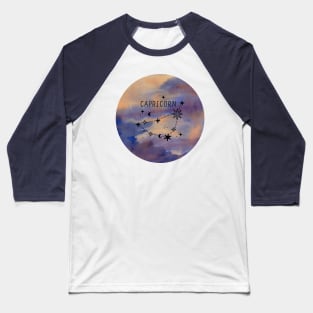 Capricorn Zodiac Baseball T-Shirt